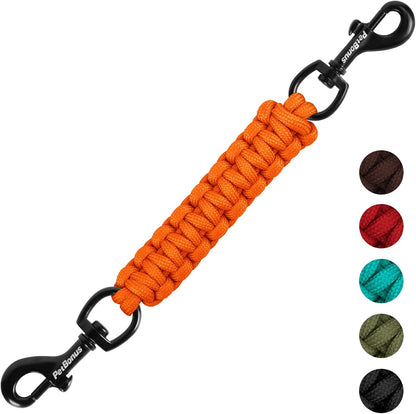 Petbonus Dog Collar Safety Clip, Handmade Prong Collar to Harness Connector | Dog Leash Backup Safety Strap, Escape Proof, Double Ended Clasp, Lead Connector for Pinch Collar, Harness (Black)21