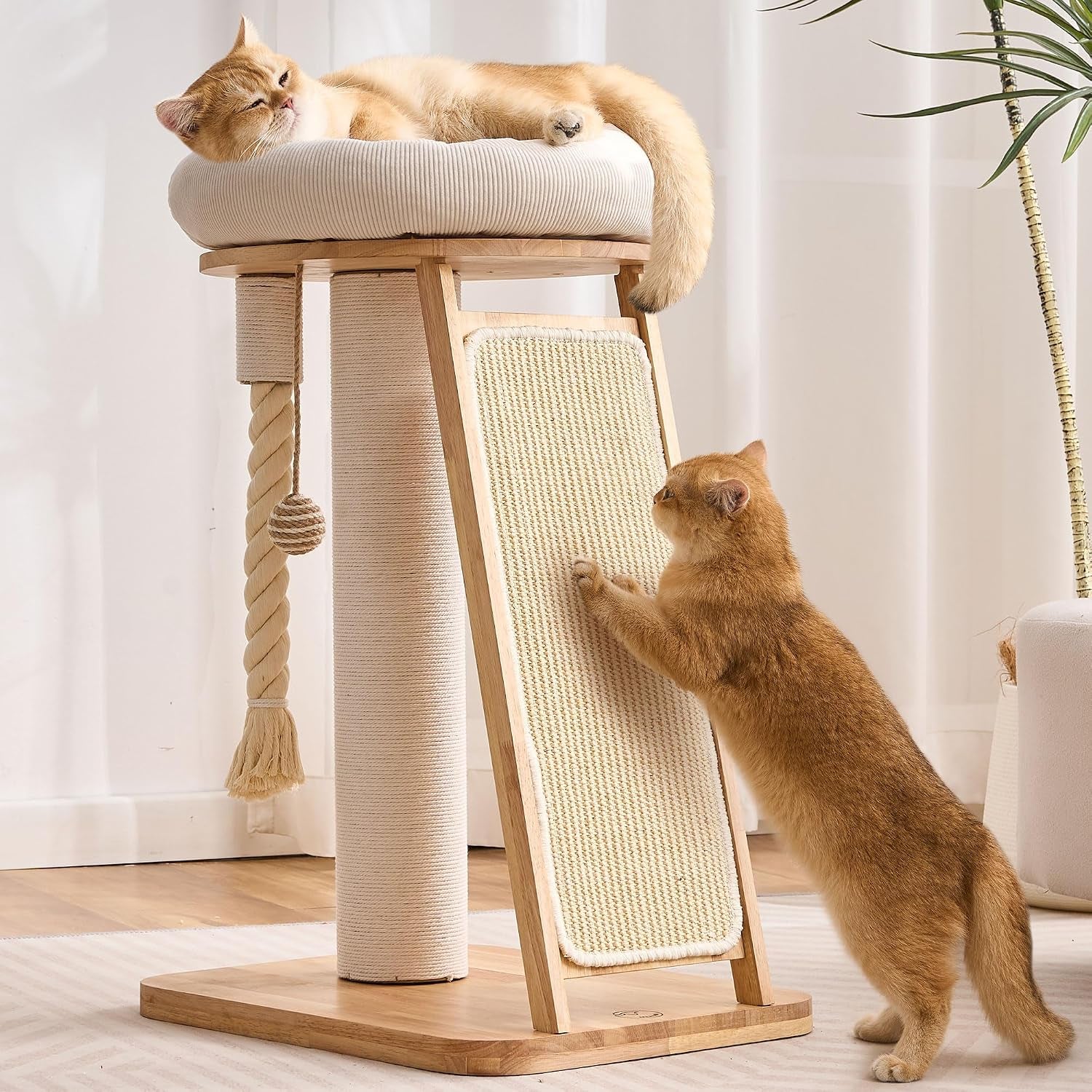 modern-cat-tree-small-tower-with-scratching-post-for-indoor-28-inch-solid-wood-multifunctional-corner-cat-tree-tower-with-bed-dangling-ball-interactive-rope-scratching-board