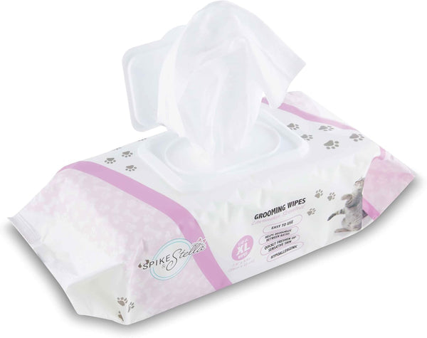 110 Pack Pet Grooming Wipes - Large & Extra-Large Sizes - Lavender, Aloe, & Unscented Variations - Hypoallergenic & Extra Durable - Perfect for Dogs & Cats, 8.6"X7.8"12