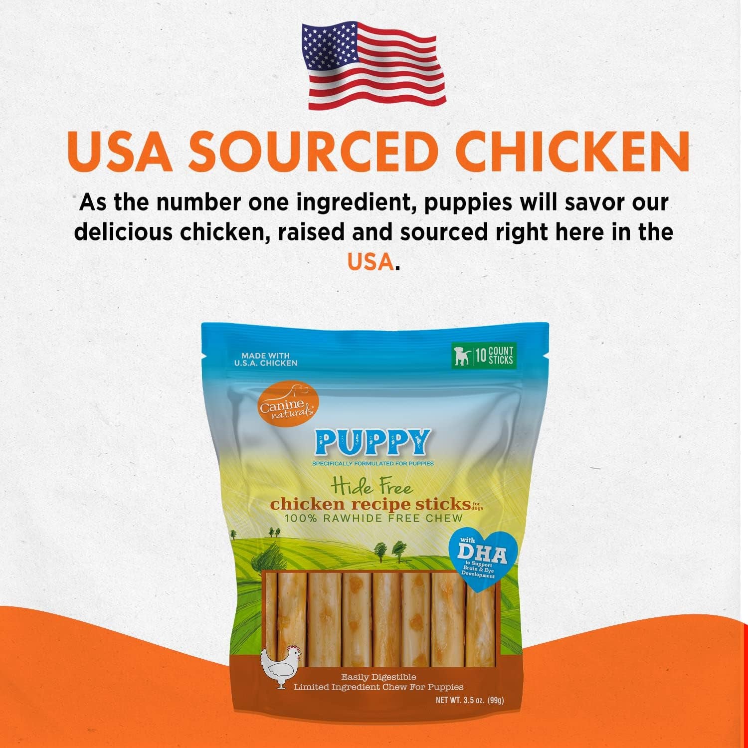 canine-naturals-rawhide-free-puppy-chews-chicken-and-rice-recipe-10-count-100-rawhide-free-made-with-usa-chicken-all-natural-easily-digestible-5-in-sticks-perfect-for-teething-puppies