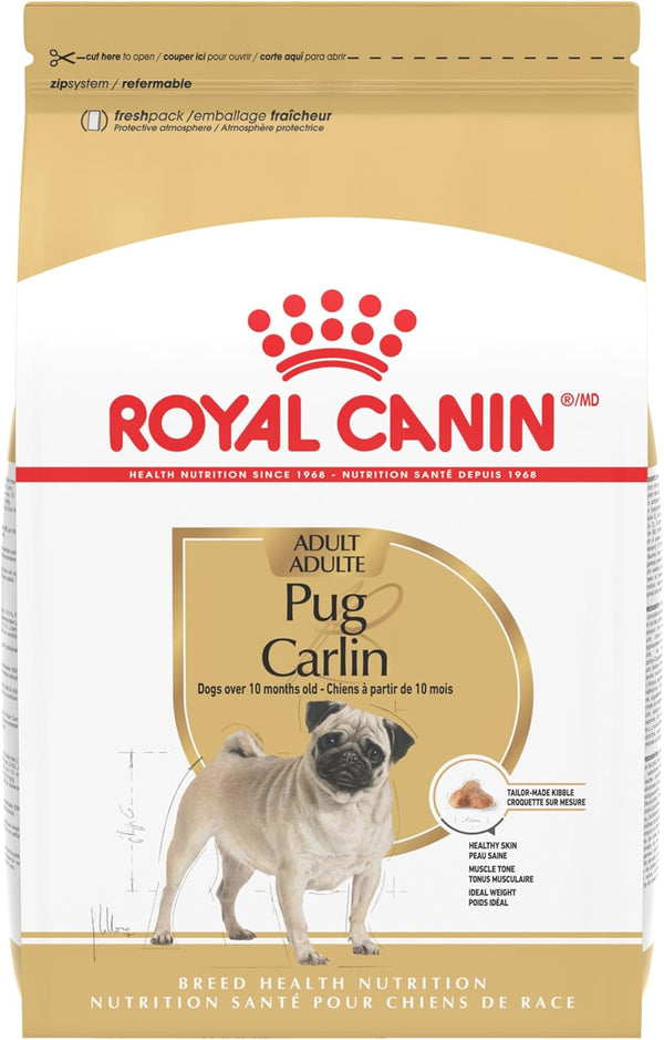 ROYAL CANIN Breed Health Nutrition Pug Adult Dry Dog Food, 10 Lb Bag1