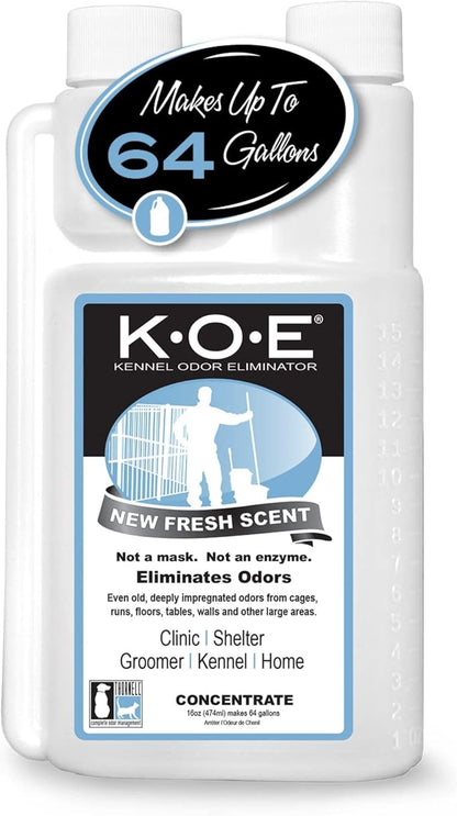 Odorcide K.O.E. Fresh Scent Odor Eliminator Concentrate – for Strong Odor on Cages, Floor, & More – Non-Enzymatic for Home & Dog Kennel – Home & Pet Supplies (1 Gal)9