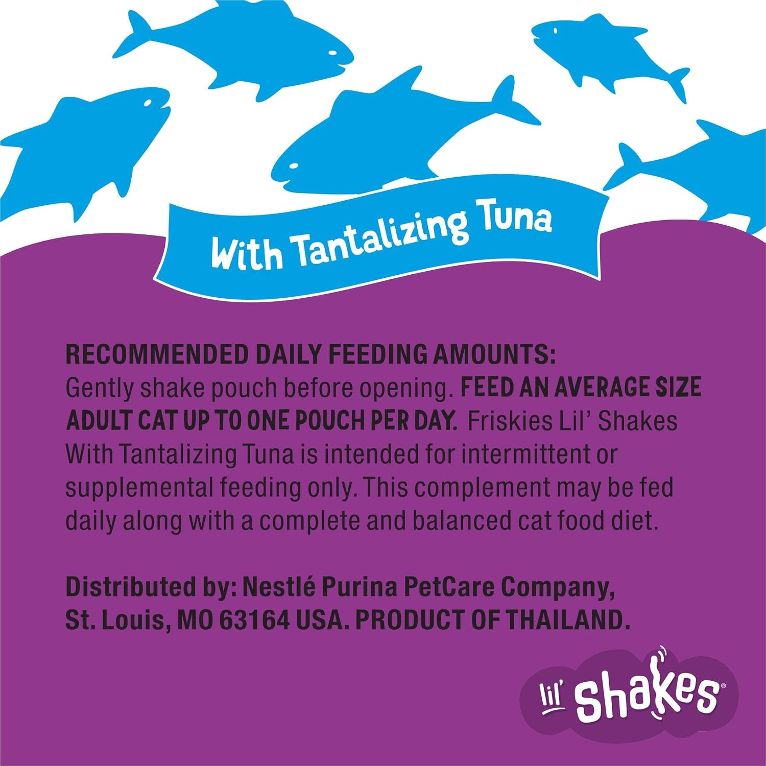 purina-friskies-pureed-cat-food-topper-lil-shakes-with-tantalizing-tuna-lickable-cat-treats-pack-of-16-1-55-oz-pouches