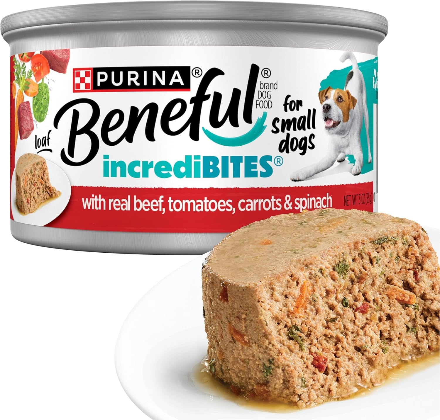 purina-beneful-small-breed-wet-dog-food-variety-pack-incredibites-loaf-chicken-beef-and-salmon-flavors-2-packs-of-12-3-oz-cans