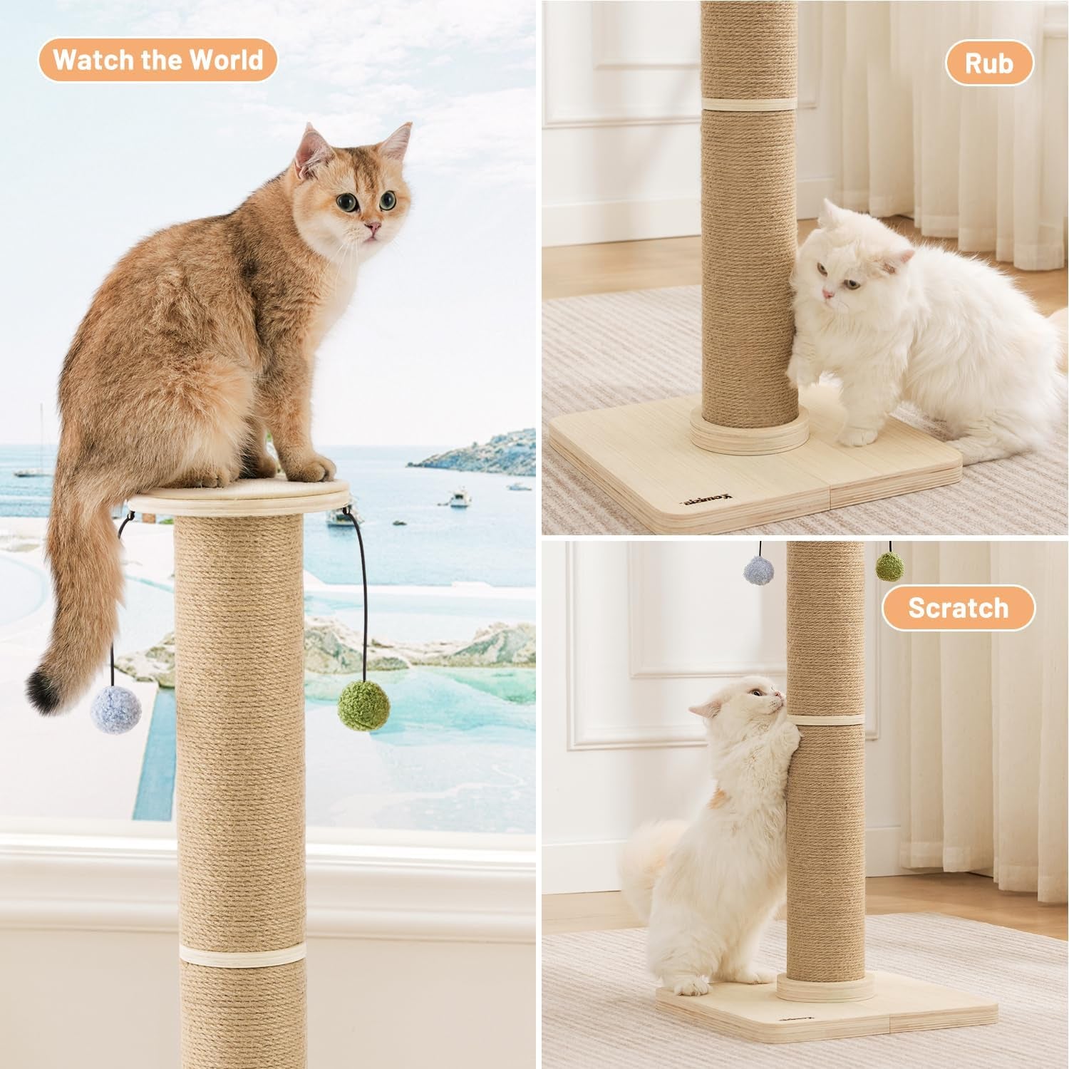 zomisia-35-tall-cat-scratching-post-for-indoor-cats-adults-4-7-large-scratch-post-thicken-wooden-base-sisal-scratcher-top-dangling-balls-super-sturdy