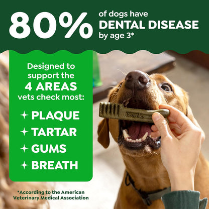 Greenies Puppy Teenie Natural Dental Dog Treats, Original Flavor, 22 Count | Veterinarian-Recommended, Natural Ingredients, Cleans Teeth & Freshens Breath, for Dogs 5-15 Lbs, 6 Oz. Pack4