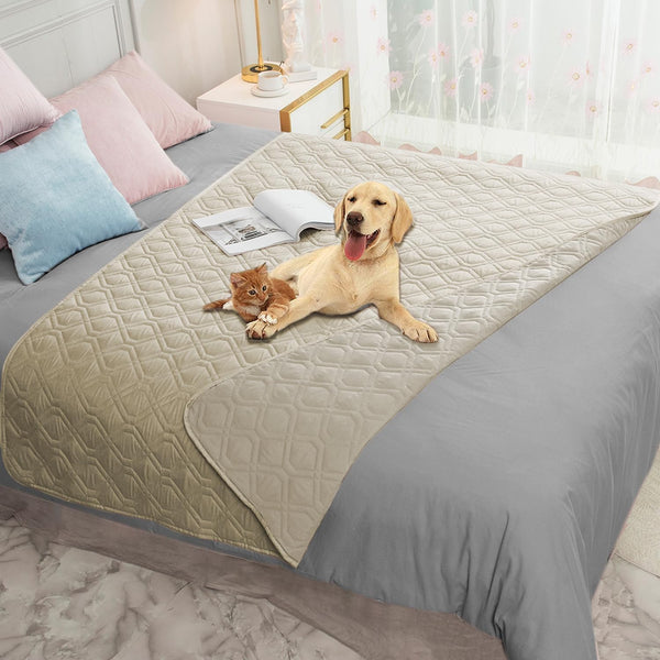 Ameritex Waterproof Dog Bed Cover Pet Blanket for Furniture Bed Couch Sofa Reversible68