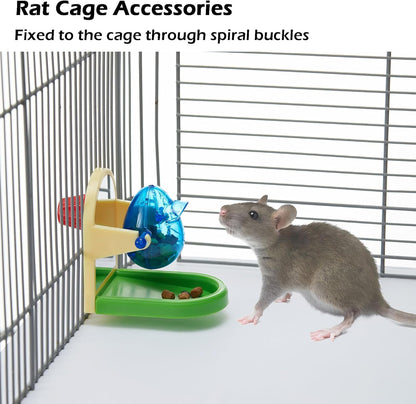 Rat Enrichment Foraging Toy, Intelligent Treat Dispensing Puzzle | Interactive Puzzle Design Inspires Natural Foraging Instincts, Slows Feeding Speed to Relieve Boredom and Anxiety for Rats5