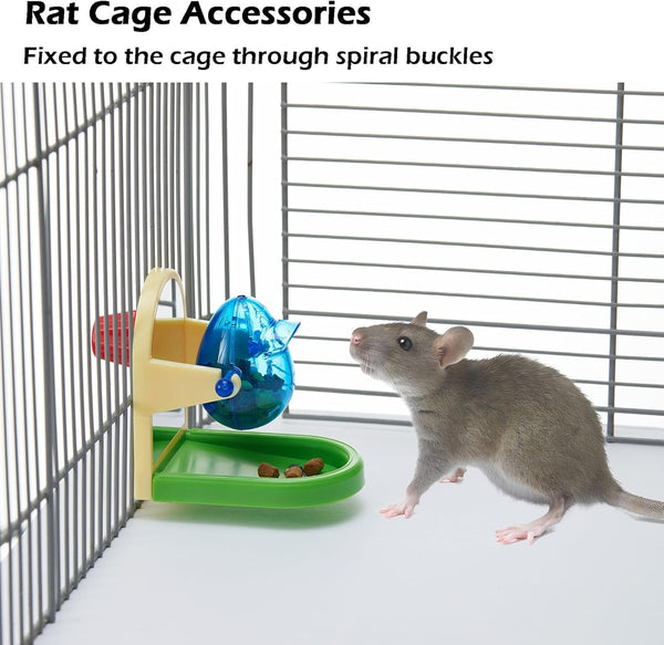 Rat Enrichment Foraging Toy, Intelligent Treat Dispensing Puzzle | Interactive Puzzle Design Inspires Natural Foraging Instincts, Slows Feeding Speed to Relieve Boredom and Anxiety for Rats5
