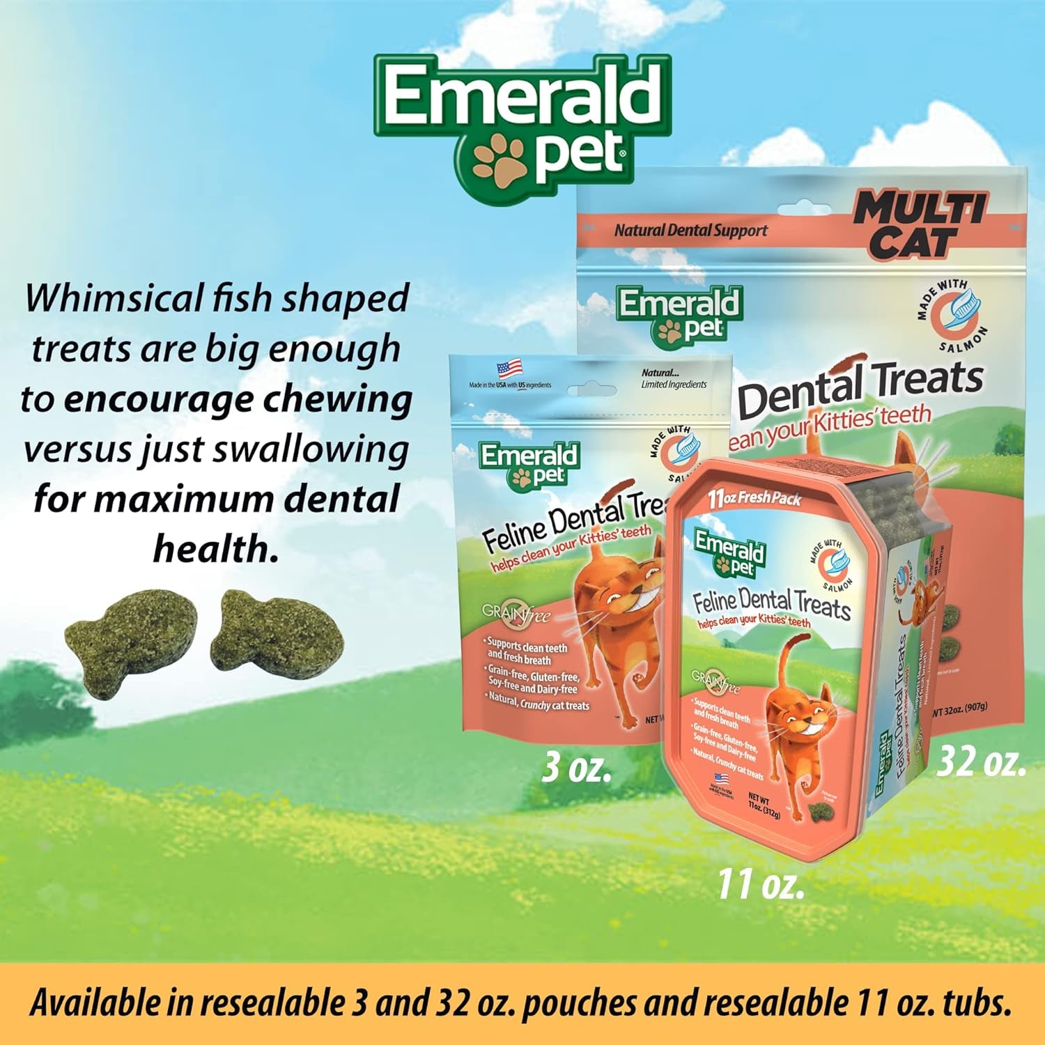 emerald-pet-grain-free-cat-dental-treats-with-salmon-crunchy-natural-dental-treats-for-cats-to-clean-teeth-freshen-breath-and-reduce-plaque-tartar-11-oz-tub