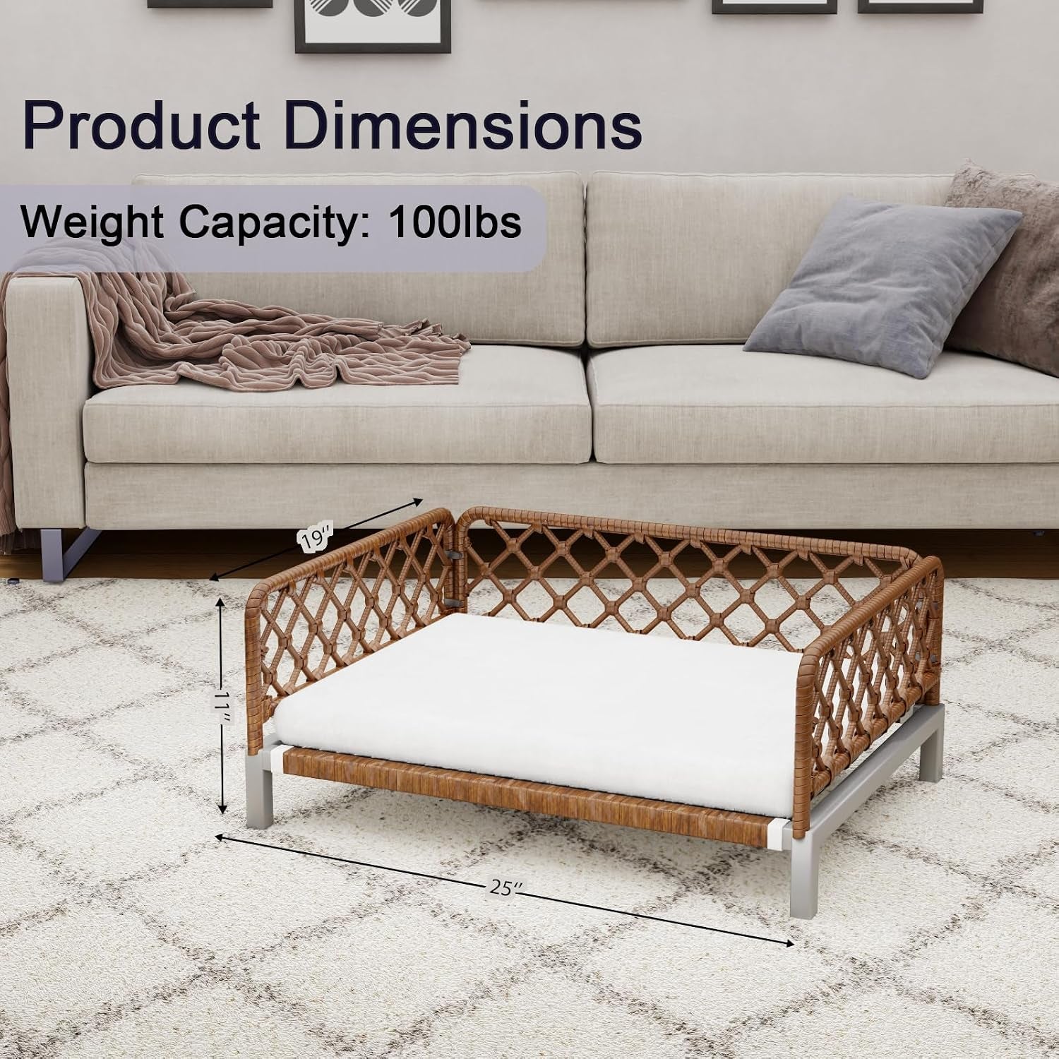 small-dog-bed-waterproof-elevated-dog-couch-with-washable-removable-white-cushion-boho-rattan-dark-brown-wicker-orthopedic-pet-sofa-for-outdoor-indoor