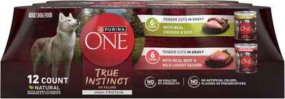 Purina ONE Classic Ground Chicken and Brown Rice Entree Adult Wet Dog Food - (Pack of 12) 13 Oz. Cans21