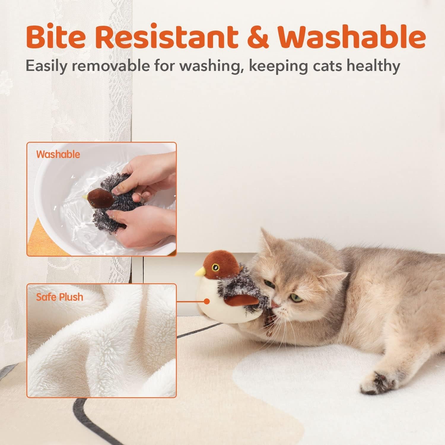 potaroma-cat-toys-rechargeable-flapping-bird-sparrow-lifelike-chirp-tweet-touch-activated-kitten-toy-interactive-cat-exercise-toys-for-all-breeds-cat-kicker-catnip-toys-4-0-inches-touch-activated-interactive-kitten-exercise-for-all-breeds-with-catnip-4-0-inches