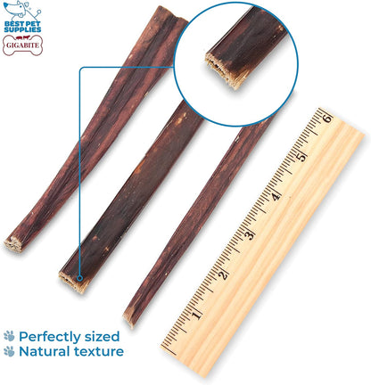 Gigabite Beef Esophagus Dog Treats Sticks - 6 Inch , 40 Pack | All Natural, Single-Ingredient Beef Gullet Chews, High Protein, Rawhide Free, Supports Dental Health3