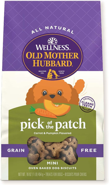 Old Mother Hubbard Wellness P-Nuttier Dog Biscuits, Natural, Training Treats, Peanut Butter Flavor, Mini Size, (20 Ounce Bag)14