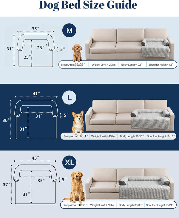 Cooling Dog Bed/Mat for Couch,Medium Size(41" X 37") Cooling Mat for Dog | Non-Slip&Manchine Washable,Ice Silk Cool Fiber Keep Pets Cool & Comfortable,Protects Sofa from Fur & Scratches7