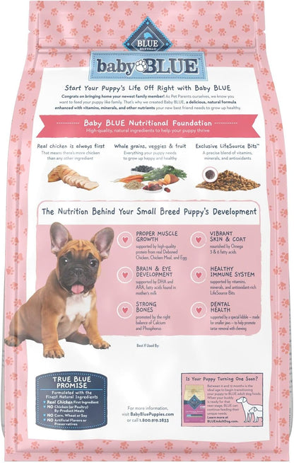 Blue Buffalo Baby Blue Natural Small Breed Puppy Dry Dog Food, Healthy Growth Formula with DHA, Chicken and Oatmeal Recipe, 4-Lb Bag2