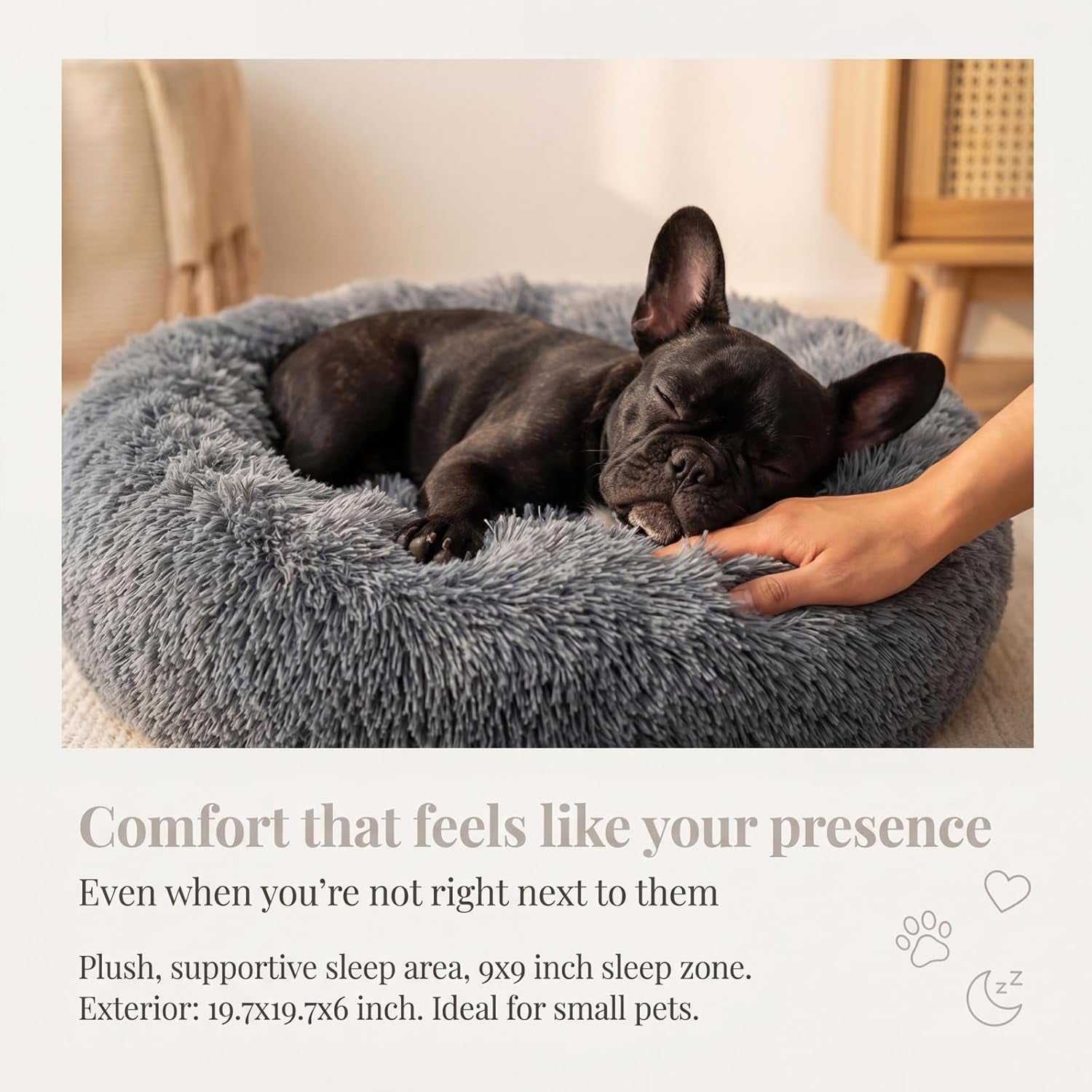 small-calming-dogs-bed-for-small-dogs-anti-anxiety-machine-washable-fluffy-luxury-anti-slip-waterproof-mute-base-warming-cozy-soft-pet-puppy-round-bed