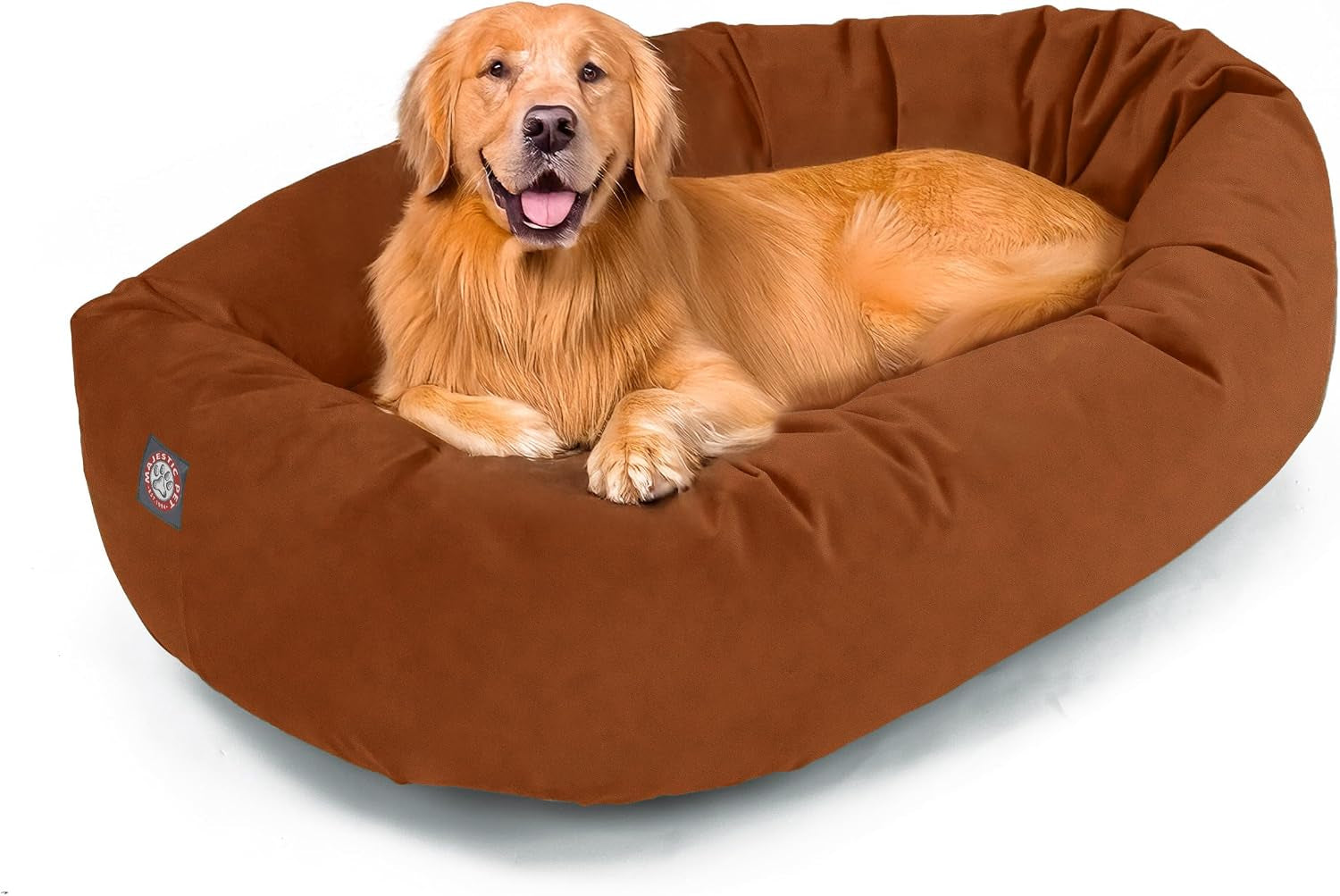 majestic-pet-32-inch-suede-calming-dog-bed-washable-cozy-soft-round-dog-bed-with-spine-support-for-dogs-to-rest-their-head-fluffy-donut-dog-bed-32x23x7-inch-round-pet-bed-medium-sage