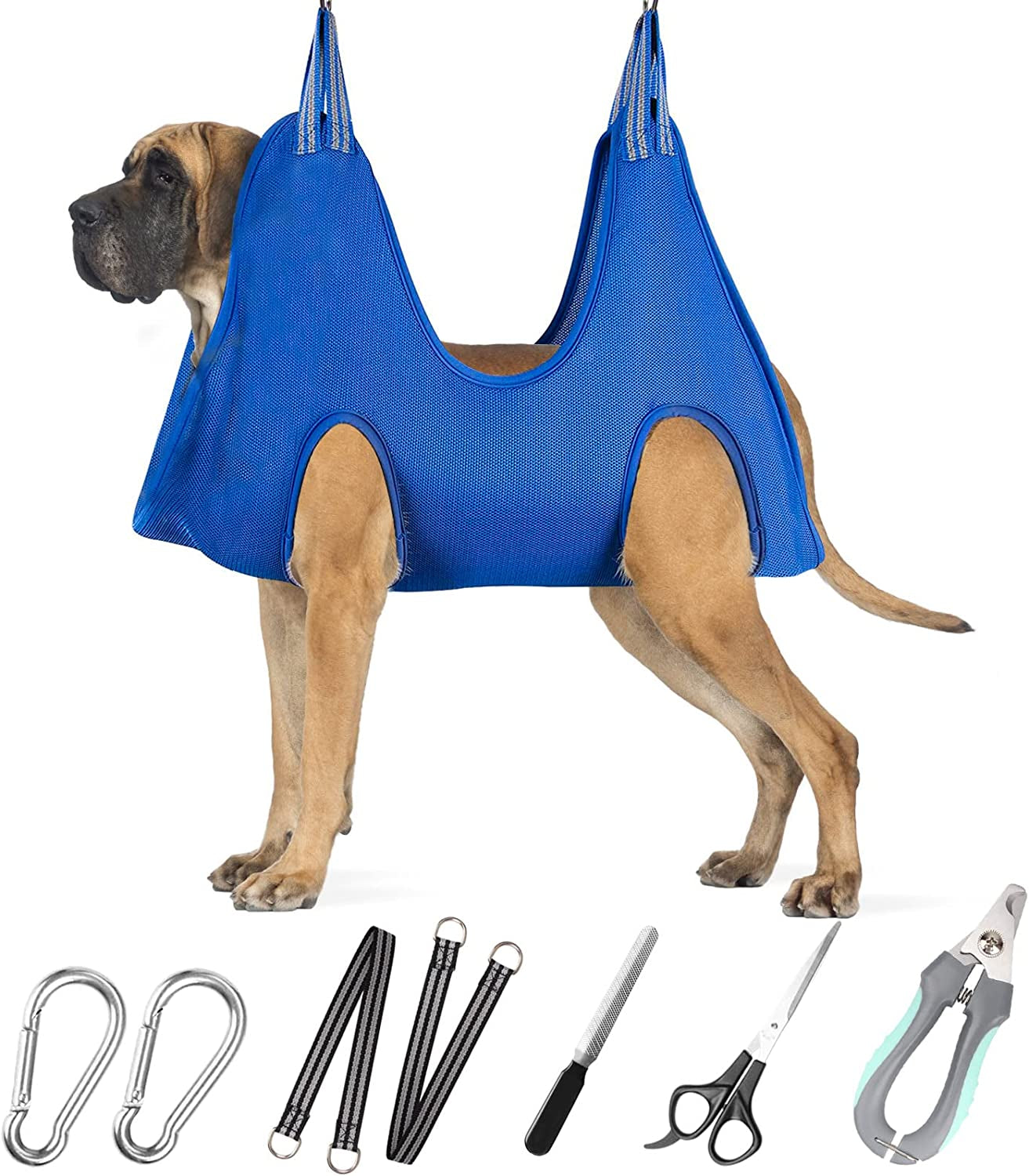 ateson-pet-grooming-hammock-with-nail-clippers-nail-trimmers-grooming-scissors-dog-grooming-harness-for-nail-trimming-pet-grooming-sling-helper