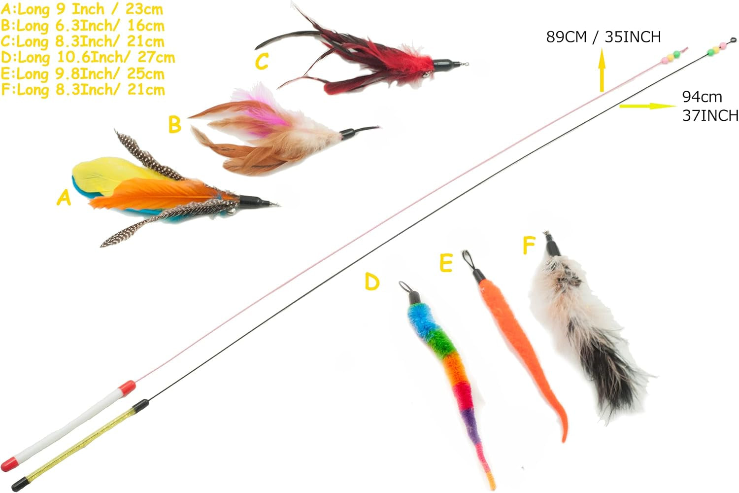 fashions-talk-feather-wire-wands-kitten-toys-worm-teaser-wand-cat-toy-with-replacement-pack