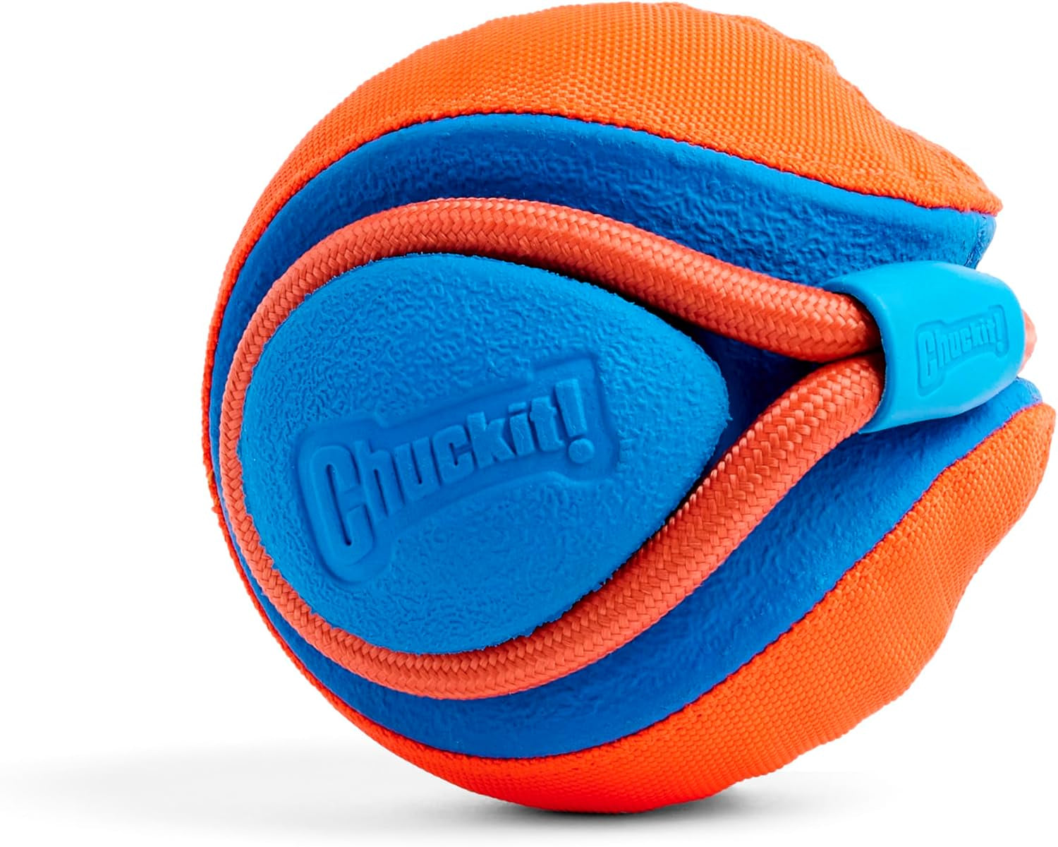 chuckit-rope-fetch-dog-toy-ball-on-rope-fetch-and-tug-of-war-toy-for-dogs-durable-eva-rubber-construction-5-5-inch-diameter-18-inch-rοpe-orange-and-blue