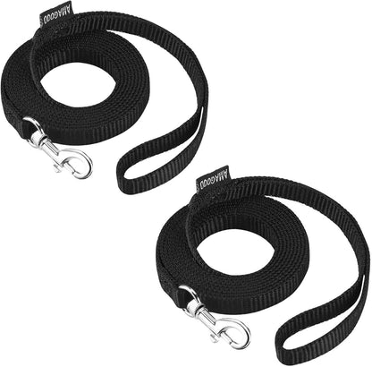 AMAGOOD 6 FT Puppy/Leash, Strong Traditional Style with Easy to Use Collar Hook, Great for Small, Medium and Large Dogs (5/8In X 6 Ft, Purple)13
