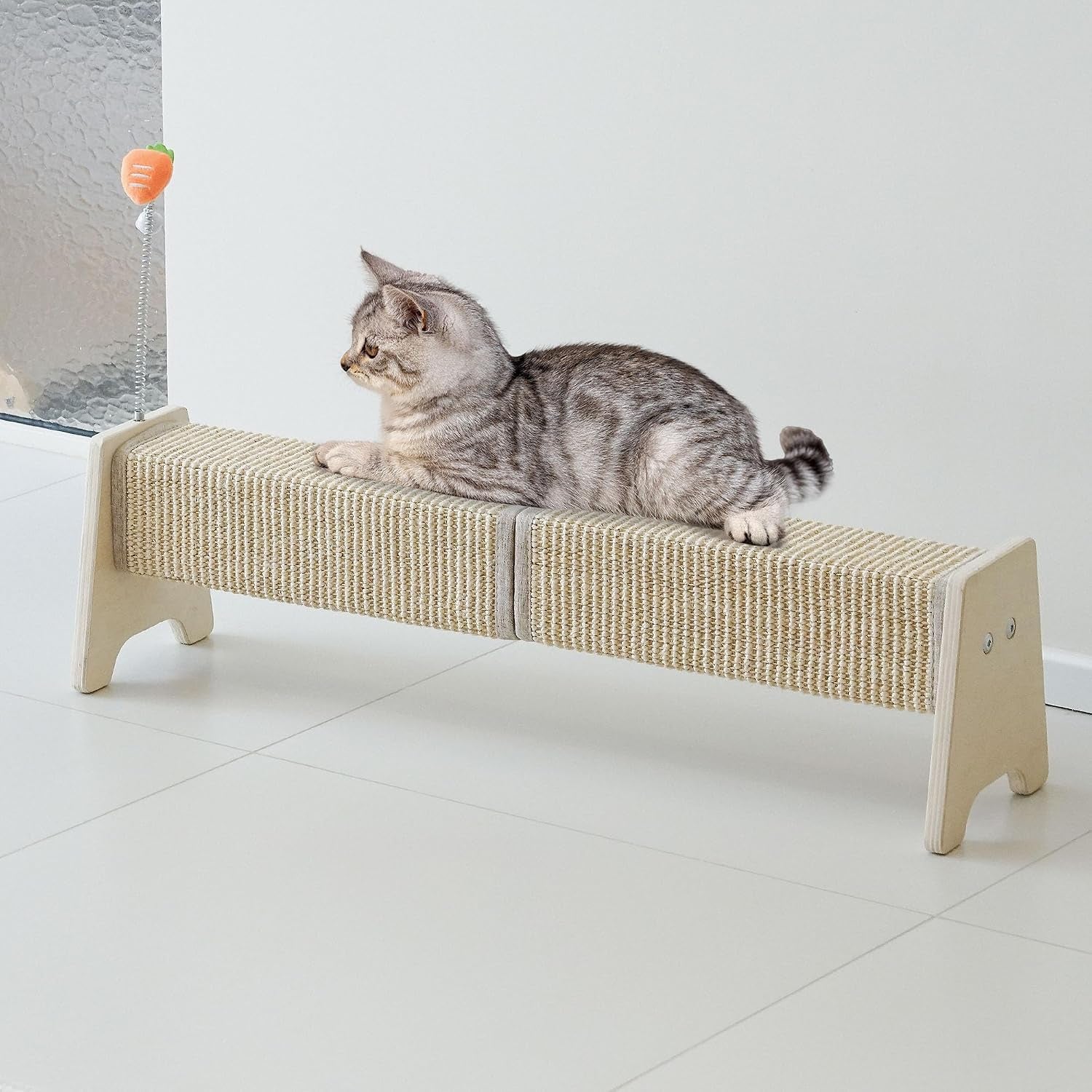 cat-scratching-post-30-horizontal-sisal-scratch-post-for-indoor-cats-durable-cat-furniture-protector-with-spring-toy