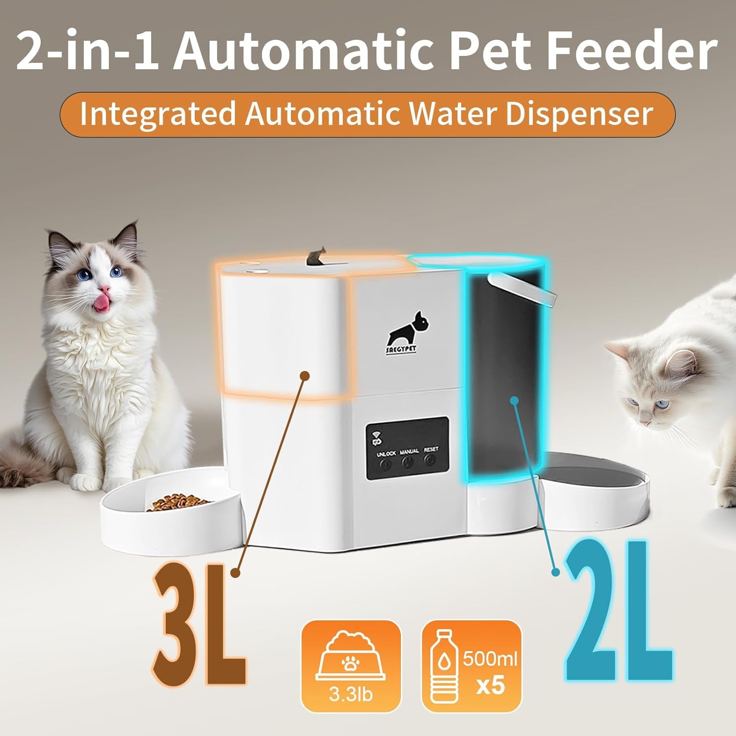 automatic-cat-feeder-2-in-1-cat-feeder-and-gravity-fed-water-system-3l-food-tank-2l-water-tank-for-supports-5g-2-4ghz-dual-band-wifi-app-remote-control-up-to-10-timed-feedings-per-day