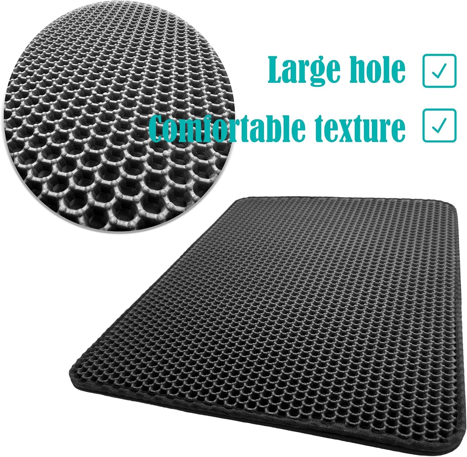 httmt-23-6x18-inch-pet-supplies-cats-litter-housebreaking-60x45-black-cat-litter-mat-double-layer-pad-trapper-folding-pad-eva-foam-rubber