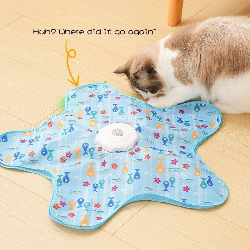 rechargeable-automatic-cat-toy-3-mode-touch-activated-interactive-toy-with-random-motion-concealed-feather-squeaky-sound-for-indoor-cats-kittens-blue