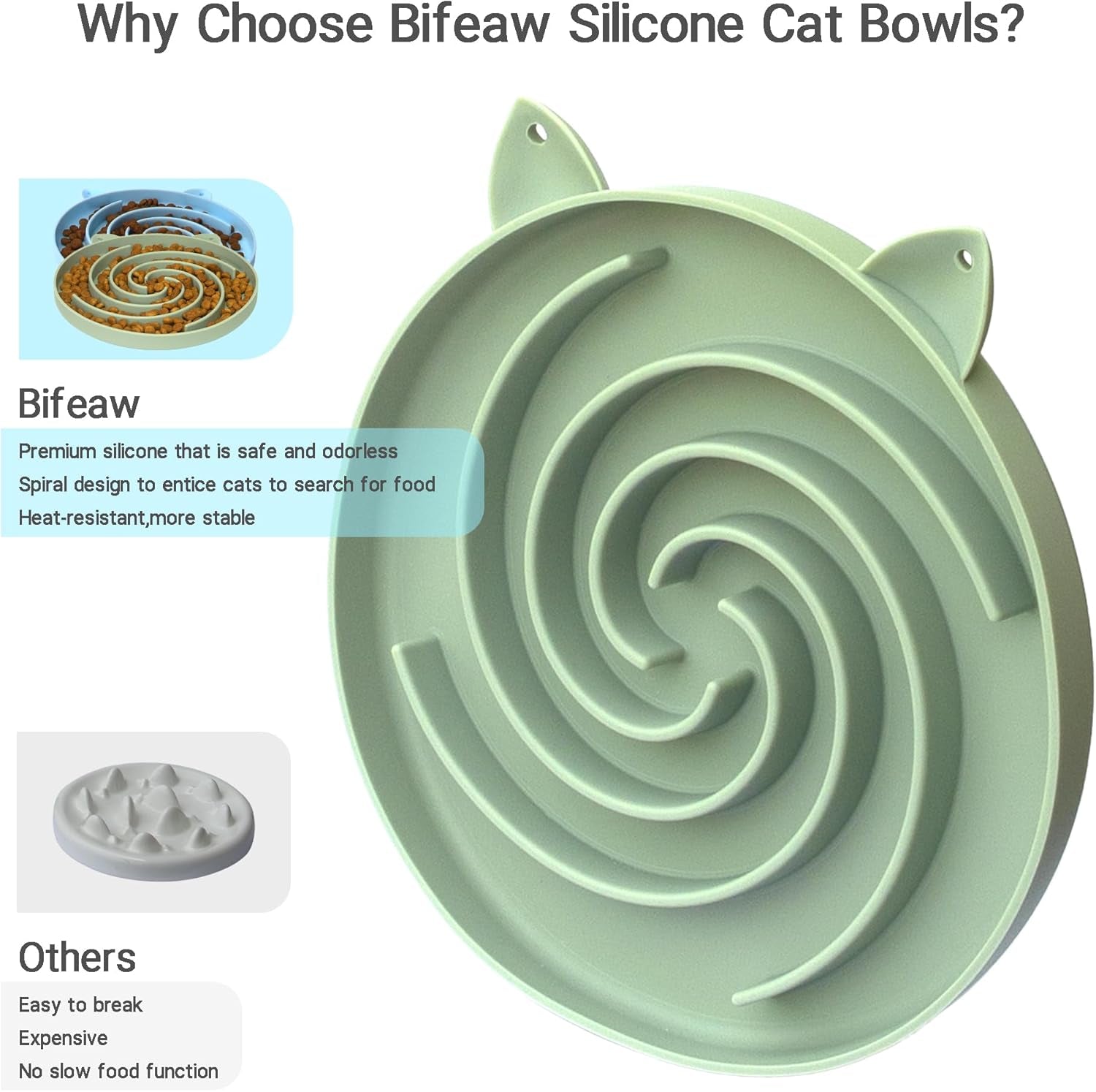 bifeaw-slow-feeder-cat-bowl-easy-to-clean-silicone-bowl-ideal-for-dry-and-wet-food-green-and-blue