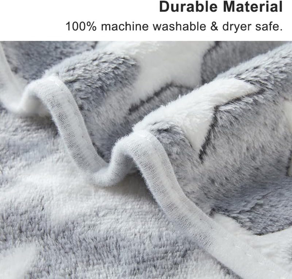 1 Pack 3 Blankets Super Soft Fluffy Premium Fleece Pet Blanket Flannel Paw Printed Throw for Dog Puppy Cat (Small 23X16'', Brown, Pink, White)5