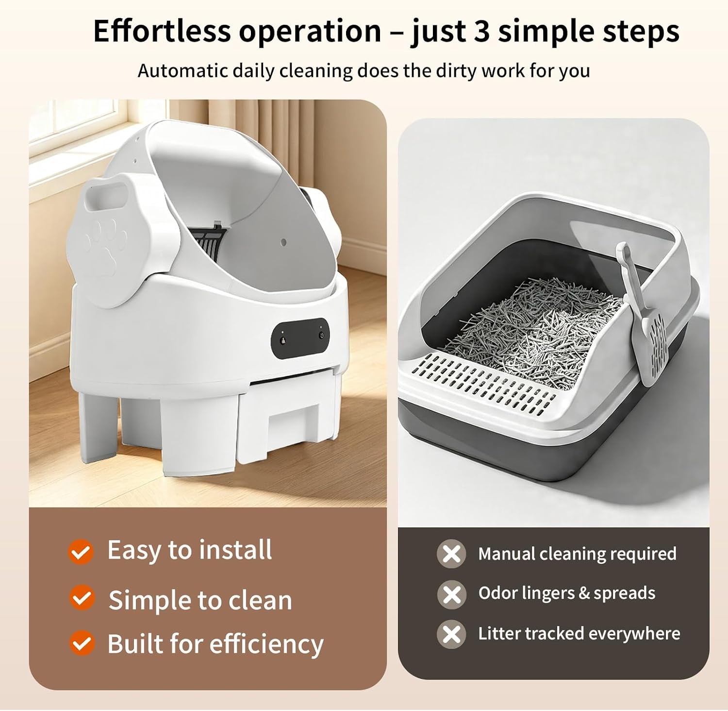 automatic-cat-litter-box-open-top-microwave-radar-training-safety-large-bin-whisper-quiet-motor-simple-setup-rinses-clean-instantly-ideal-for-multiple-cats-white