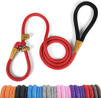 Lynxking Dog Leash Slip Lead 5 6 8 FT Dog Training Leash Strong Heavy Duty Rope No Pull Training Lead Leashes for Dogs16