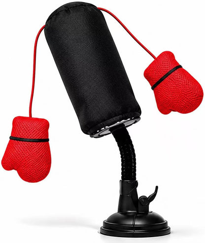MOYEE Cat Punching Bag Toy, Interactive Punch Cat Toy with Dangling Boxing Gloves, Sturdy ABS Suction Cup Base Wobble Cat Boxing Toy for Indoor Cats Exercise & Mental Stimulation1