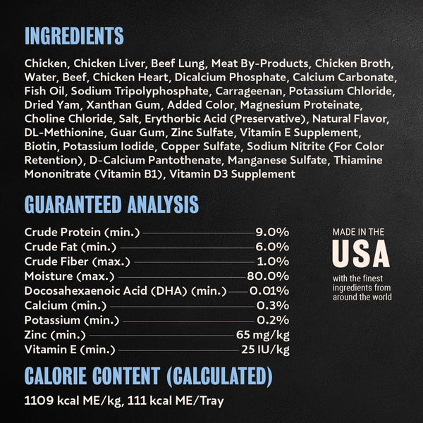 Cesar Puppy Classic Loaf Wet Dog Food, Chicken & Beef, 3.5 Oz, 24 Count | Real Chicken #1 Ingredient, Made in USA, No Fillers or Artificial Flavors, Essential Nutrients, Slow-Cooked, Easy Peel Trays9