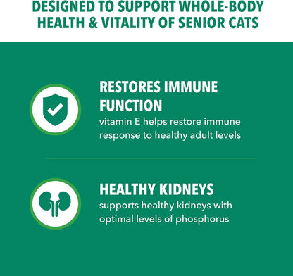 IAMS Proactive Health Healthy Senior Dry Cat Food, Chicken Recipe, 7 Lb | Real Chicken, Antioxidants for Immune Health, Supports Vital Organs, Bones & Joints, Natural Fiber & Prebiotics, 0% Fillers3