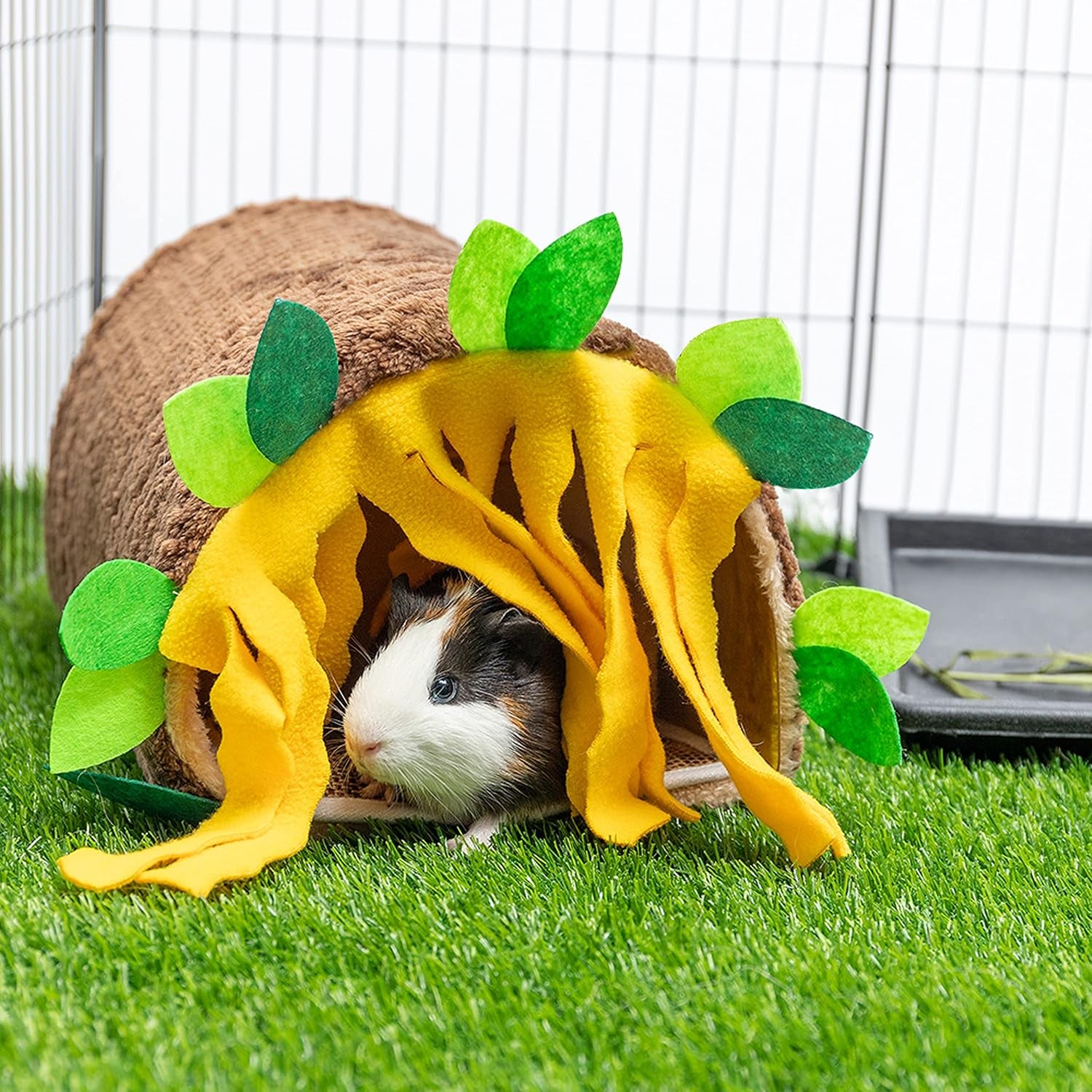 guinea-pig-hideout-fleece-tunnel-house-small-pet-cage-accessories-soft-play-sleep-small-animal-hideout-tube-cozy-bed-nest-for-hamster-rat-chinchilla-hedgehog
