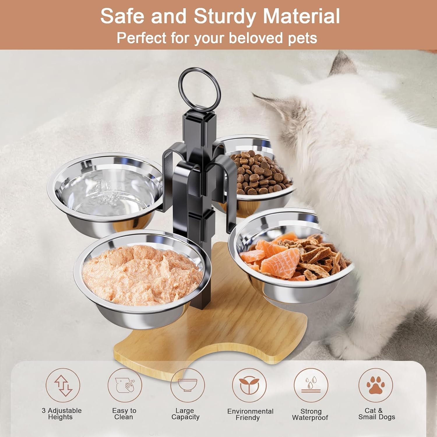 elevated-cat-bowls-3-adjustable-height-4-stainless-steel-cats-dogs-pet-elevated-raised-cat-food-and-water-bowls-3-adjustable-heights-4-stainless-steel-bowls-for-indoor-cats-small-dogs