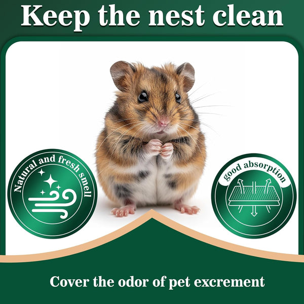 Sukh Hamster Bedding - Aspen Shavings Small Animal Pet Bedding | Aspen Bedding for Small Animals, Guinea Pigs, Rabbits, Hamsters, Gerbils, Chinchillas, Rats, Mice, Snakes & Hedgehogs, 14 OZ2