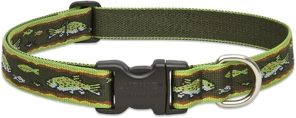 Lupinepet Originals 1" Brook Trout 16-28" Adjustable Collar for Large Dogs1