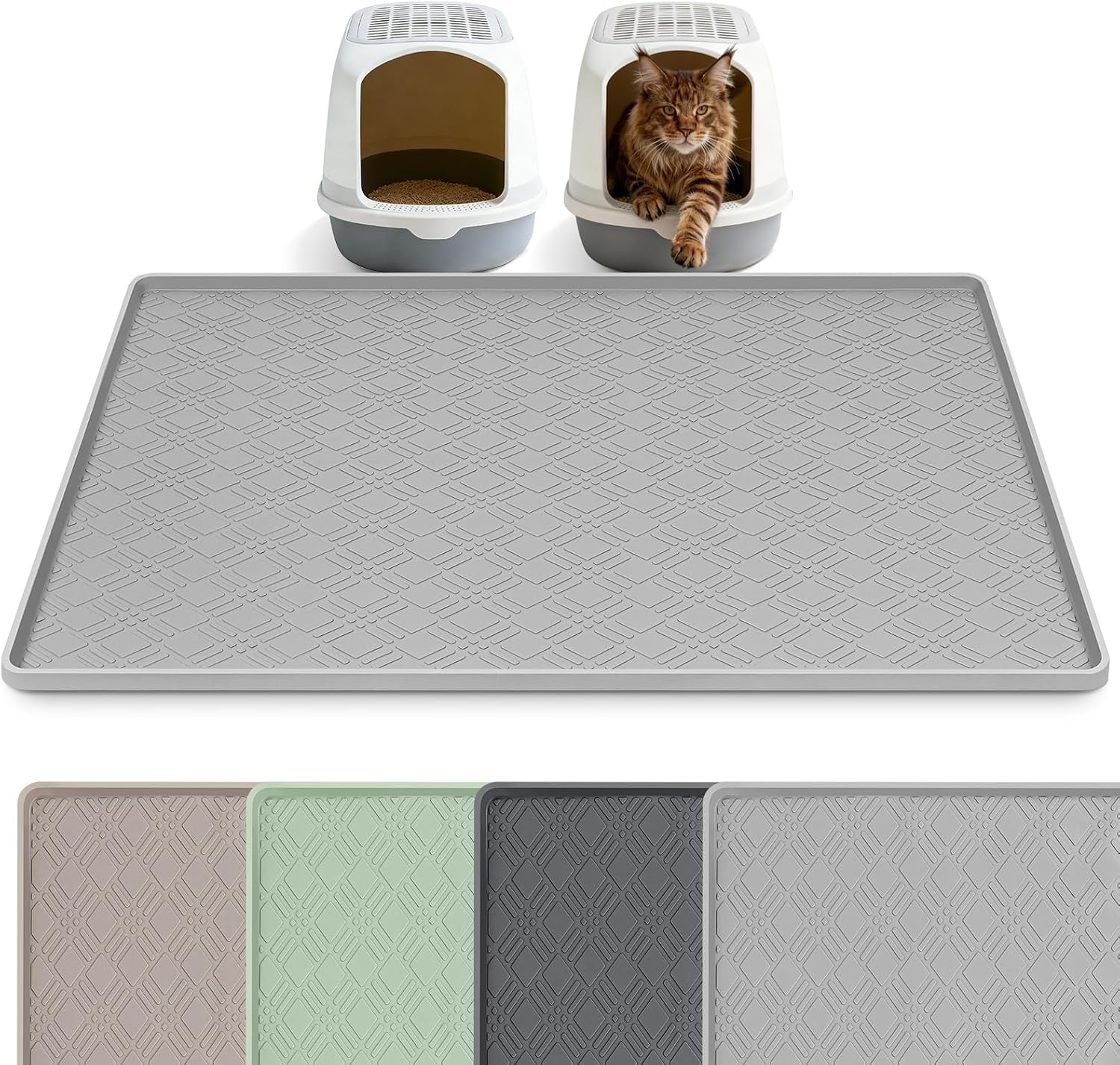 silicone-cat-litter-mat-47-x-35-cat-mat-for-litter-box-khaki-extra-large-cat-litter-trapping-mat-for-floor-waterproof-non-slip-kitty-litter-box-mat-with-raised-edge-easy-to-clean
