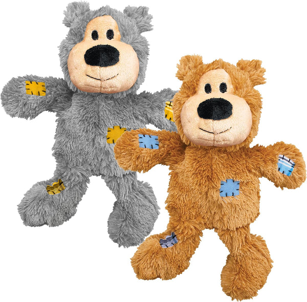 KONG Wild Knots Bears - Durable Dog Toys with Internal Knotted Ropes and Minimal Stuffing for Less Mess (Assorted Colors) (Medium/Large)10