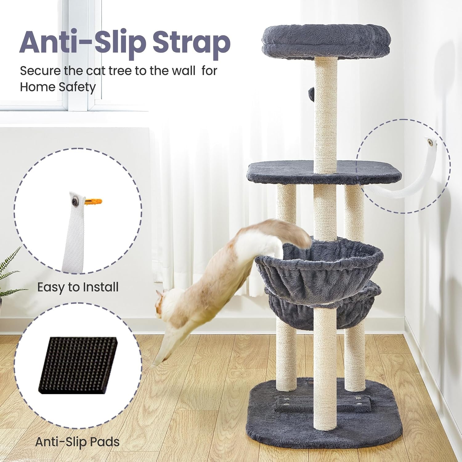 small-cat-tree-tower-with-lots-of-scratching-posts-42-inch-medium-compact-cats-scratch-house-with-hammock-perch-for-multi-level-2-kitty-indoor-corner-cat-bed-condo-climbing-gym-towers-furniture