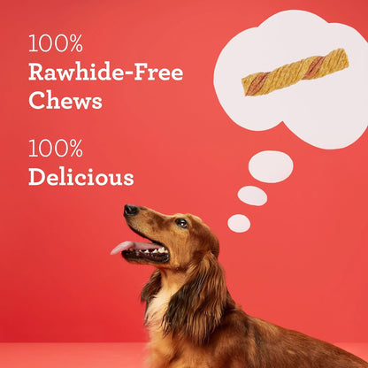 Dreambone Puffy Rolls Rawhide-Free Dog Treats with Real Protein, 8 Count | Daily Chew, Digests Safely and Completely, Made with Real Chicken and Veggies, for Adult Dogs10