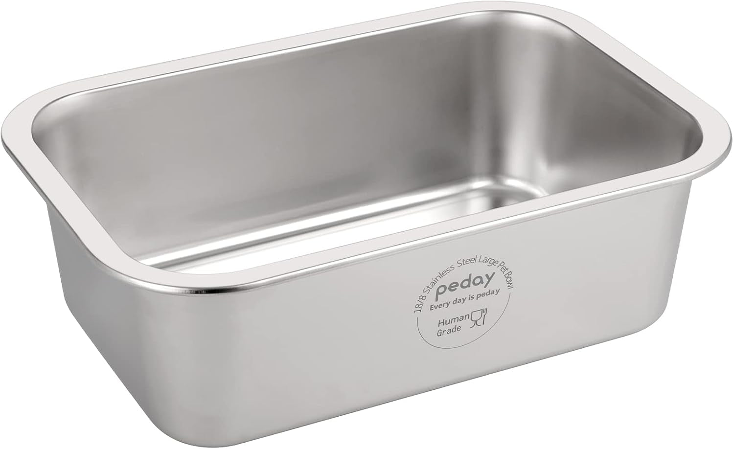 peday-1-2-gallon-large-dog-water-bowl-18-8-human-grade-stainless-steel-silver-classic