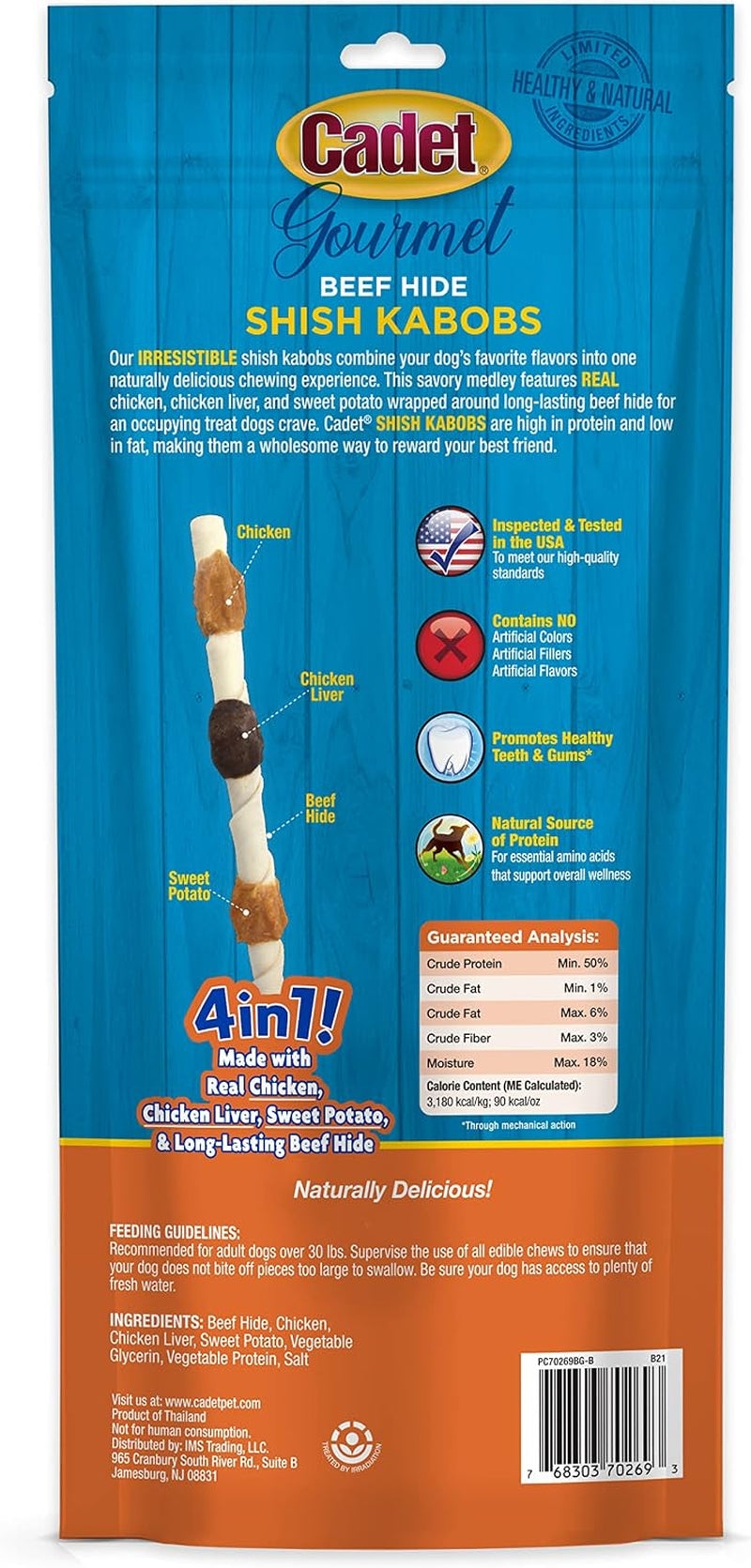 cadet-gourmet-shish-kabob-dog-chews-for-large-breeds-rawhide-treats-for-dogs-with-chicken-and-sweet-potato-healthy-natural-beef-hide-10-inch-sticks-4-count-pack-of-1
