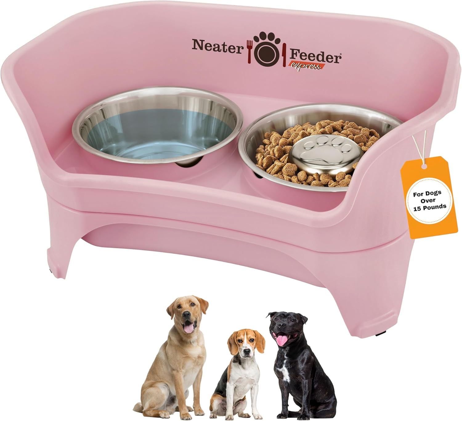 neater-feeder-express-mess-proof-dog-bowls-elevated-for-small-breeds-under-15-lb-made-in-usa-no-spill-raised-dog-food-bowl-stand-stainless-steel-food-and-water-bowl-set-feeding-station-cappuccino