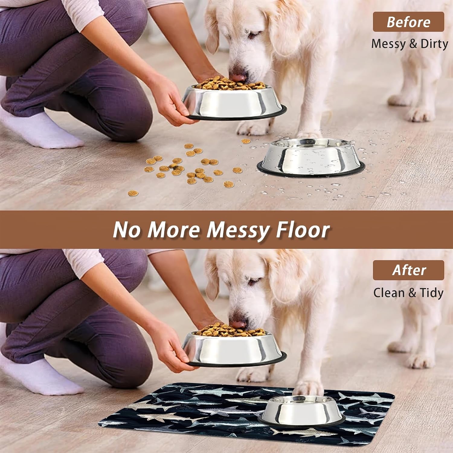 cute-shark-dog-cat-food-mat-absorbent-pet-feeding-mat-with-rubber-backing-non-slip-water-bowl-placemat-indoor-pet-accessories-supplies-12x20